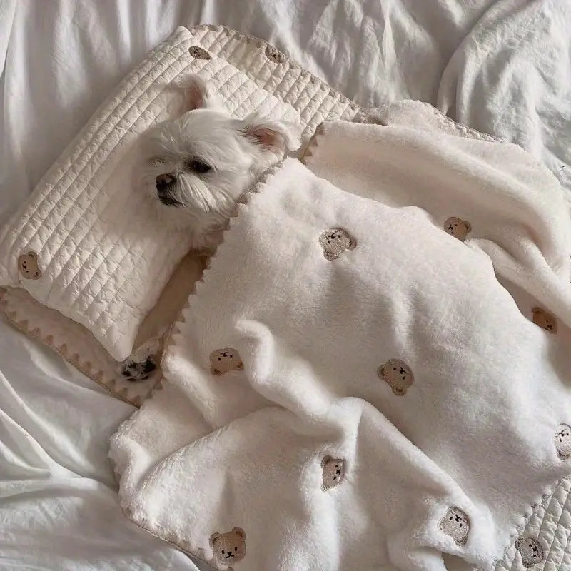Cozy Square Dog Kennel Bed