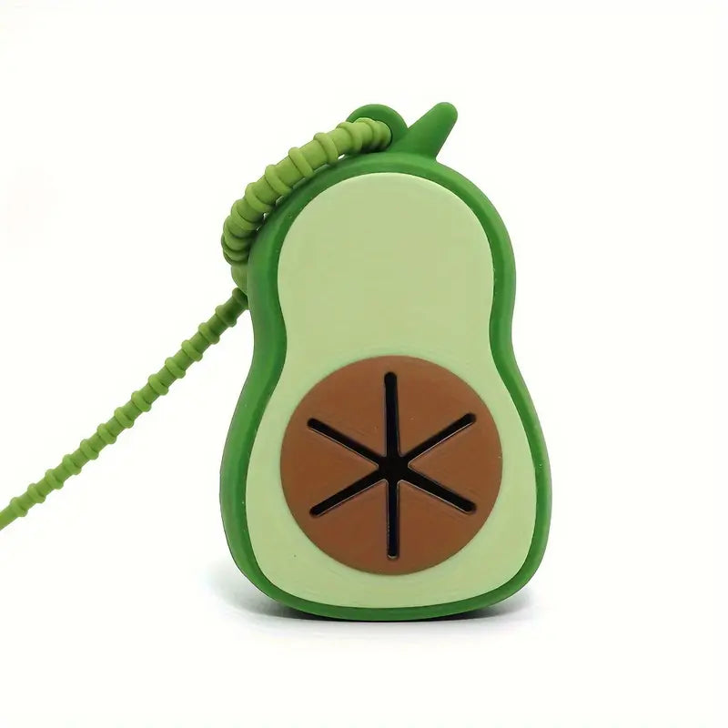 Silicone Avocado-Shaped Dog Poop Bag Dispenser
