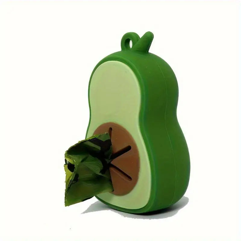 Silicone Avocado-Shaped Dog Poop Bag Dispenser