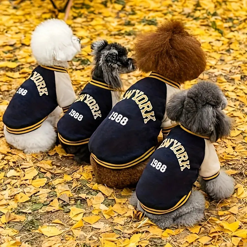Vintage New York Dog Varsity Jacket