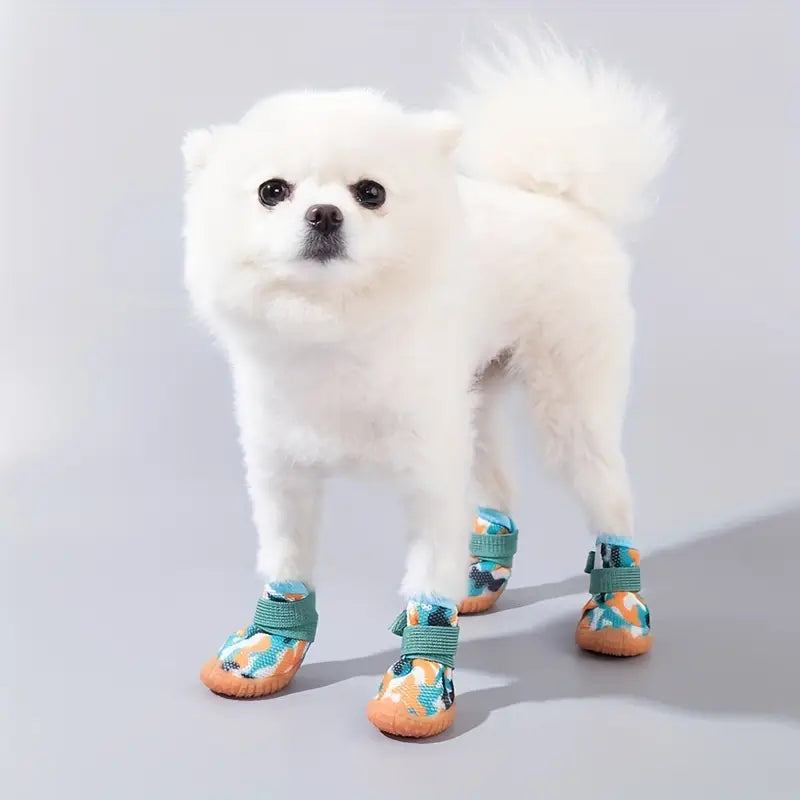 Four-Pack Dog Shoes