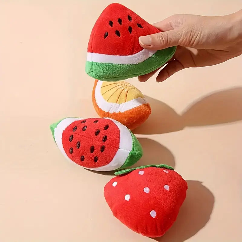 Plush Squeaky Pet Toy Set
