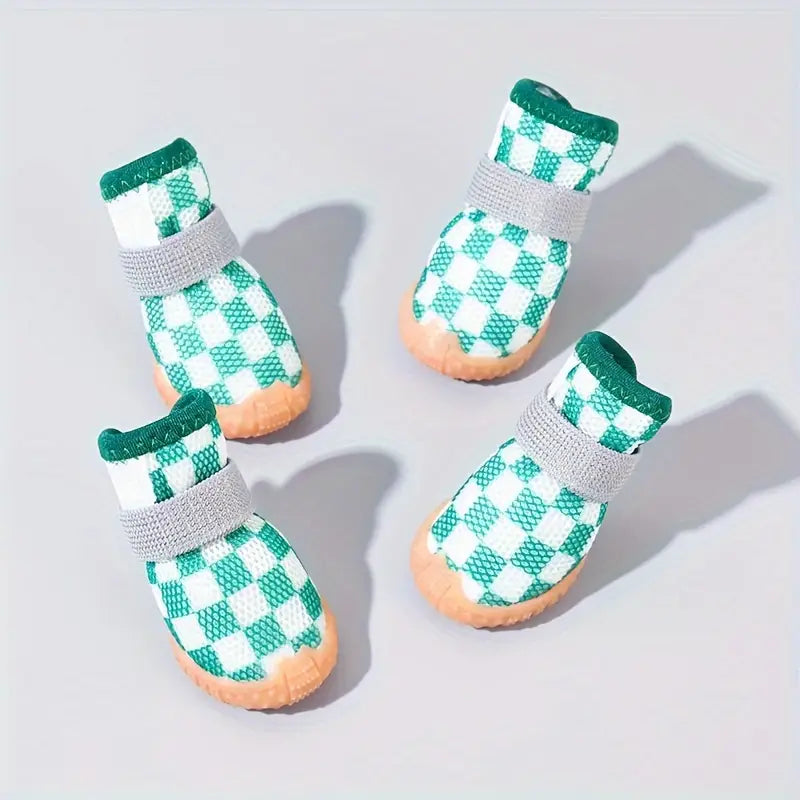 Four-Pack Dog Shoes