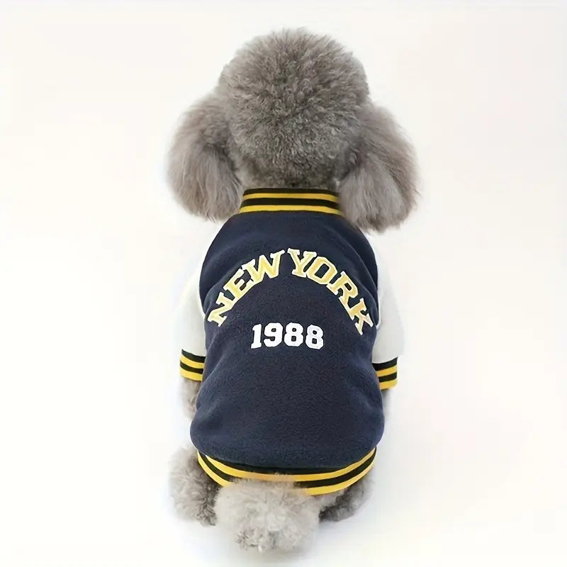 Vintage New York Dog Varsity Jacket