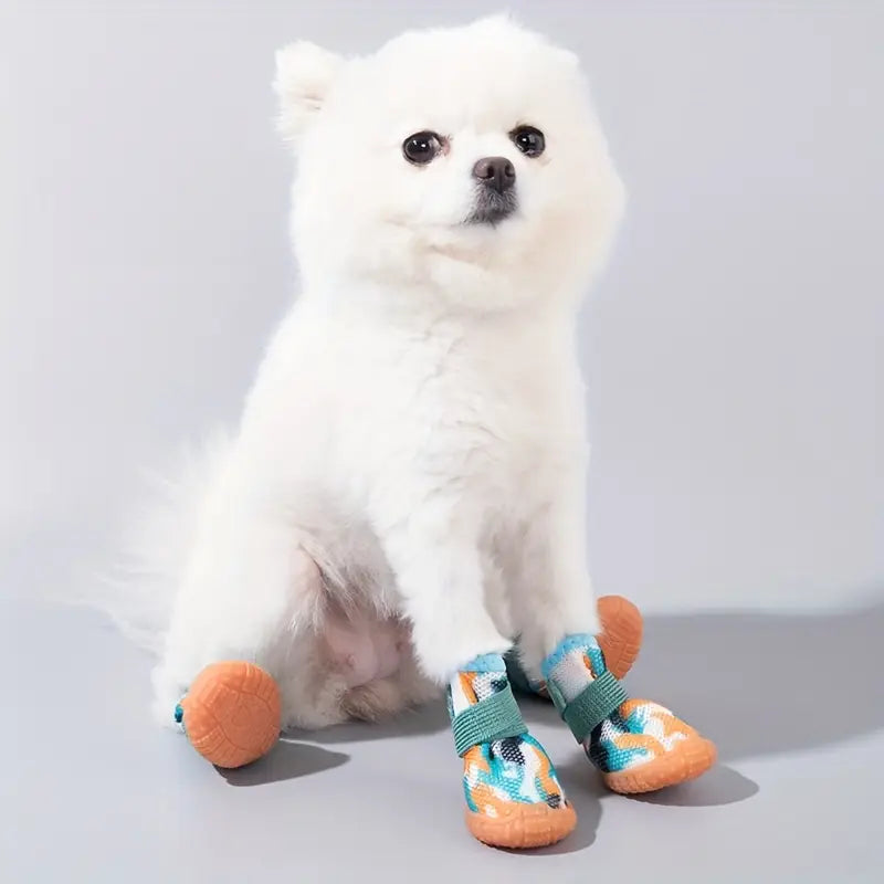 Four-Pack Dog Shoes