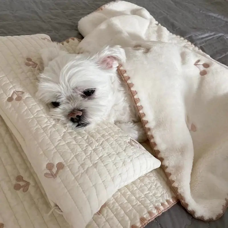 Cozy Square Dog Kennel Bed