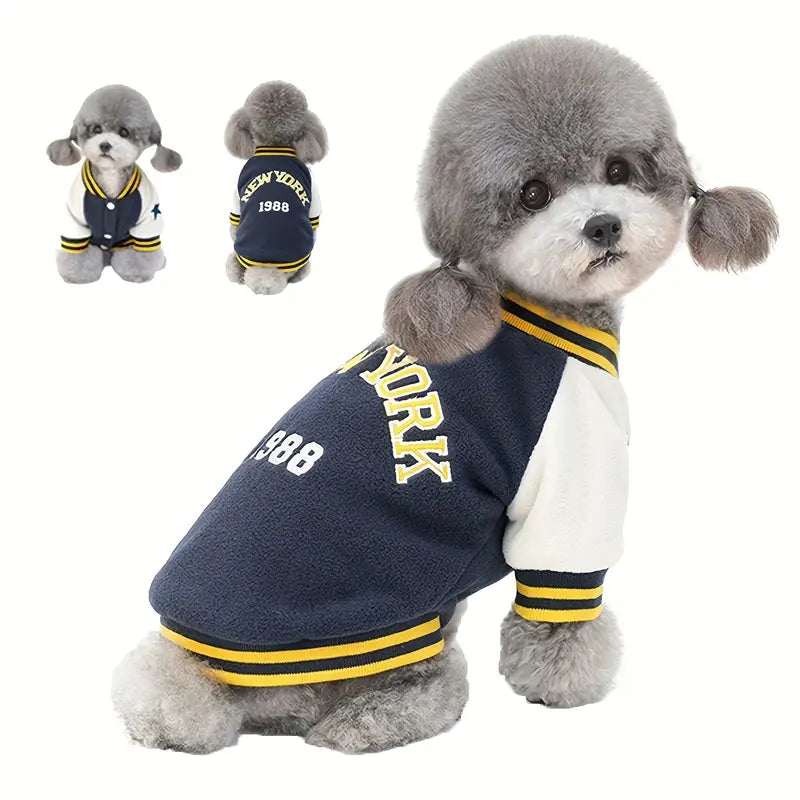 Vintage New York Dog Varsity Jacket