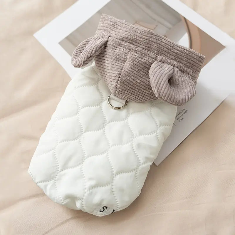 Hooded Quilted Traction Warm Padded Coat