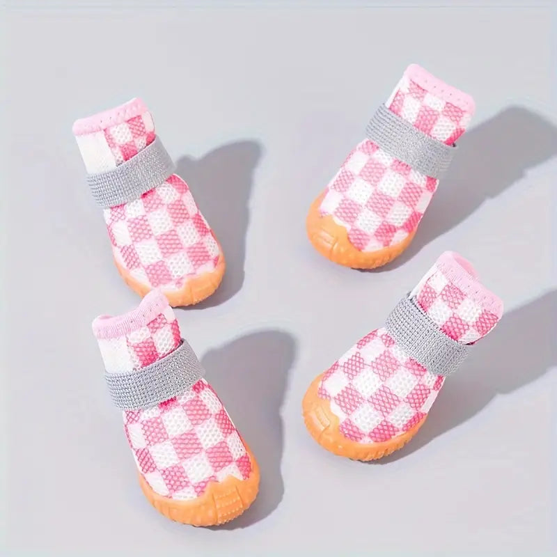 Four-Pack Dog Shoes