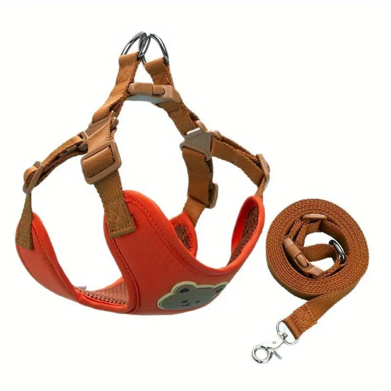 Bear Pet Harness Leash