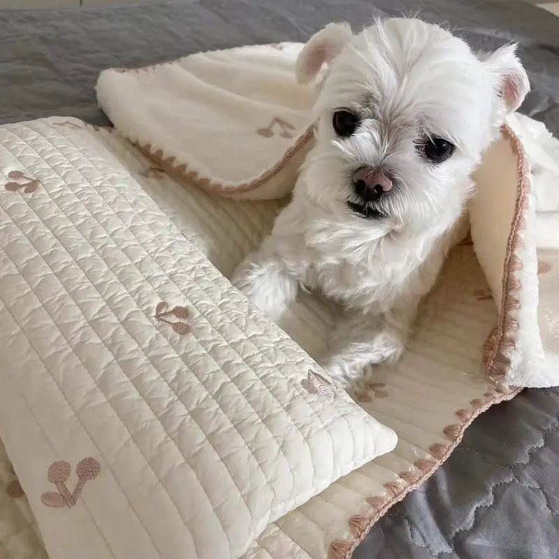 Cozy Square Dog Kennel Bed