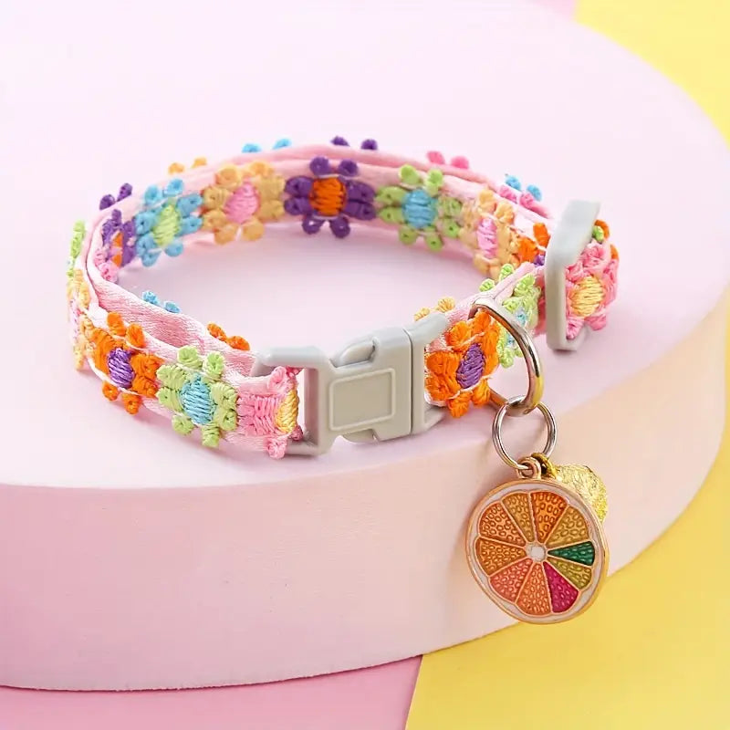 Pet Collar with Pendant