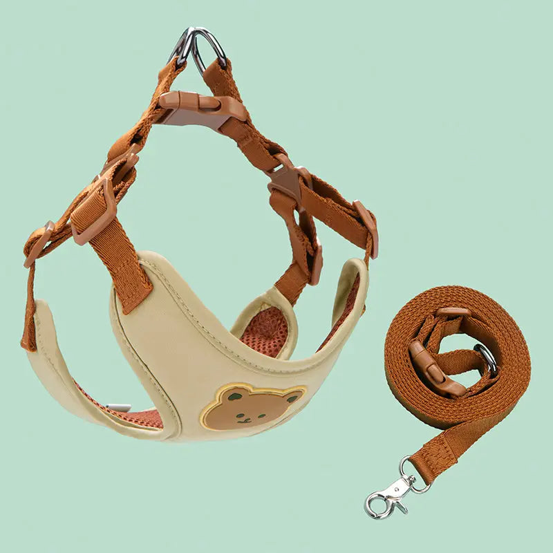 Bear Pet Harness Leash
