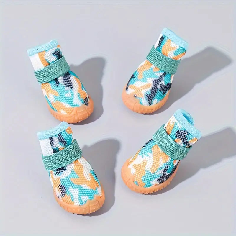 Four-Pack Dog Shoes