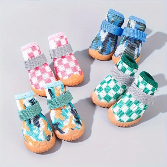 Four-Pack Dog Shoes