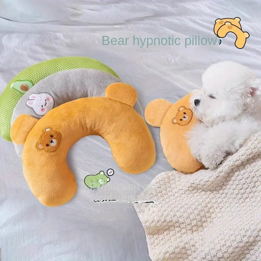 U-Shaped Cartoon Dog Pillow